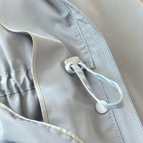 EILEEN FISHER Anorak Navy Blue Lightweight Wind Jacket Rain Coat Sz Petite S - Picture 11 of 16